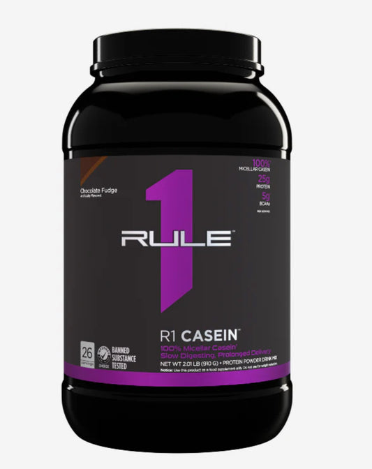 R1 100% Casein Protein Chocolate Fudge 2LB