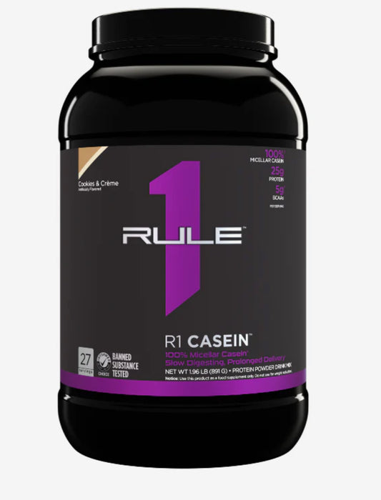 R1 100% Casein Protein Cookies and Creme 2LB
