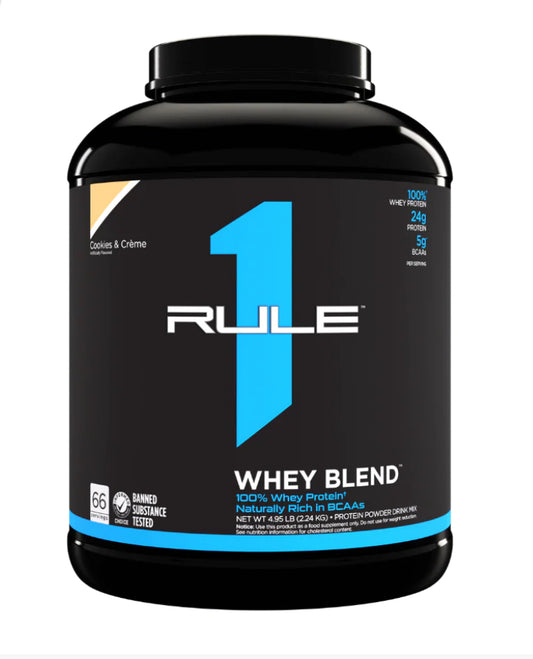 R1 Whey Blend Protein Cookies and Creme 5Lb