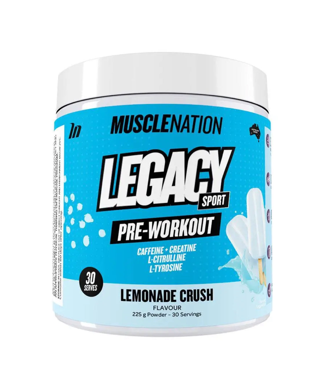 Muscle Nation Legacy Lemonade Crush 225g