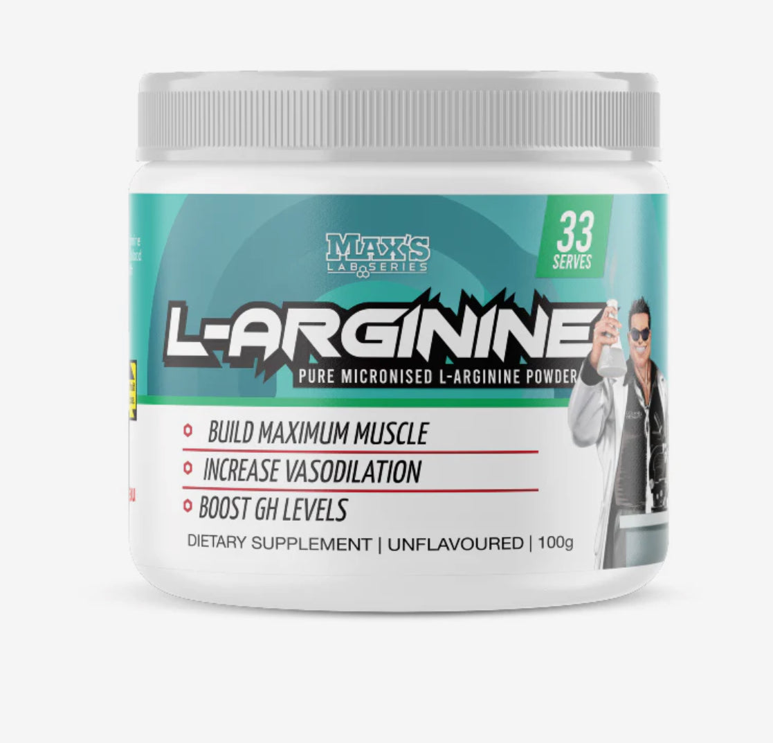 Max’s L-Arginine 100gm