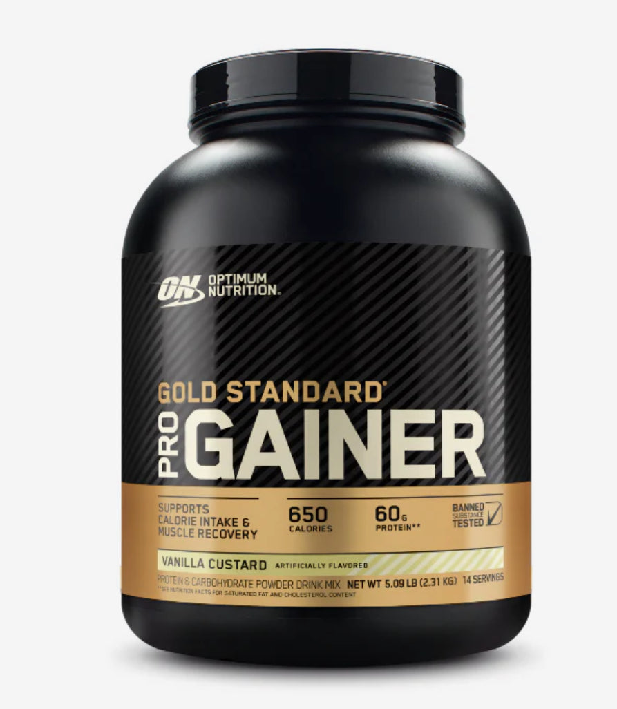 Gold Standard Pro Gainer By Optimum Nutrition Vanilla Custard 2.3Kg