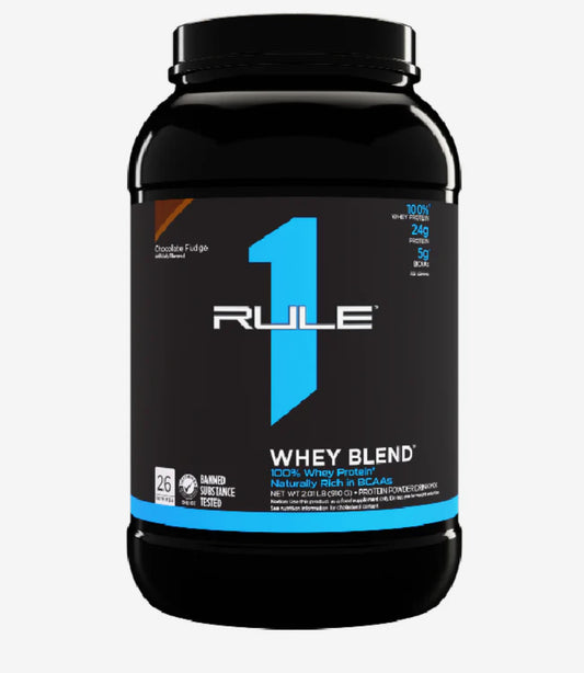 R1 Whey Blend Protein Chocolate Fudge 2Lb