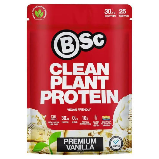 BSc Clean Plant Protein Premium Vanilla 1kg