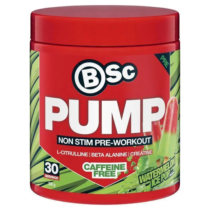 BSc Pump Non Stim Pre-Workout Watermelon Ice Pop 300g