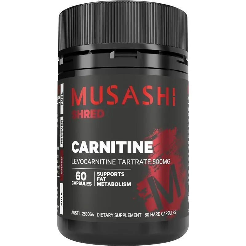 Musashi Carnitine 500mg 60 Capsules