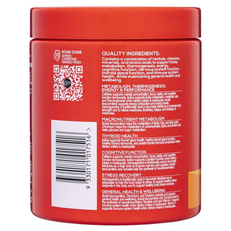 BSc Shred Carnitine Mango Pash 300g