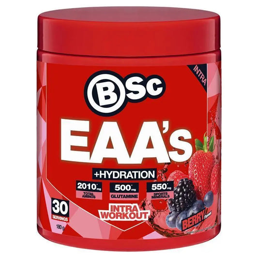 BSc EAAs + Hydration Berry 180g