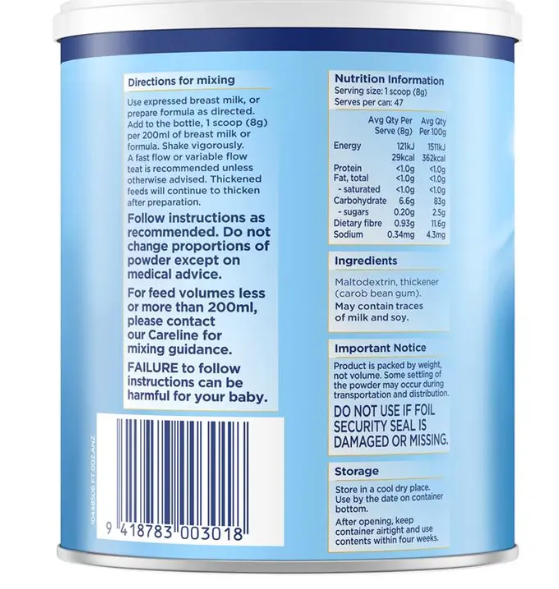 Aptamil Feed Thickener Suitable From Birth 380g