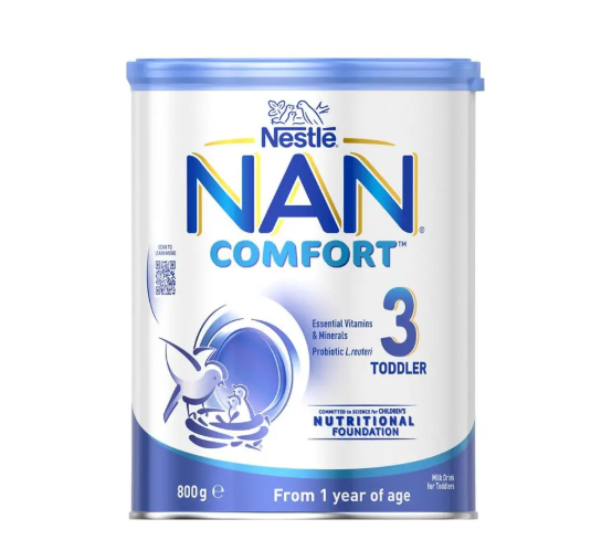 Nestle NAN COMFORT 3 Toddler Milk Drink Powder, From 1 year – 800g