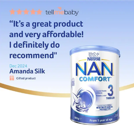 Nestle NAN COMFORT 3 Toddler Milk Drink Powder, From 1 year – 800g