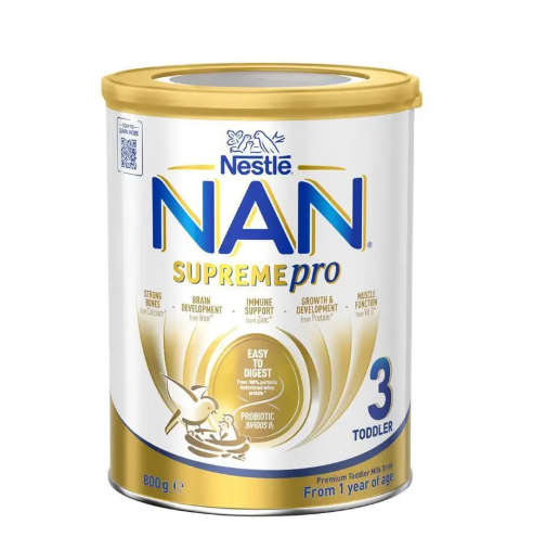 Nestle NAN SupremePro 3 Premium Toddler Milk Drink Powder From 1 Year 800g New