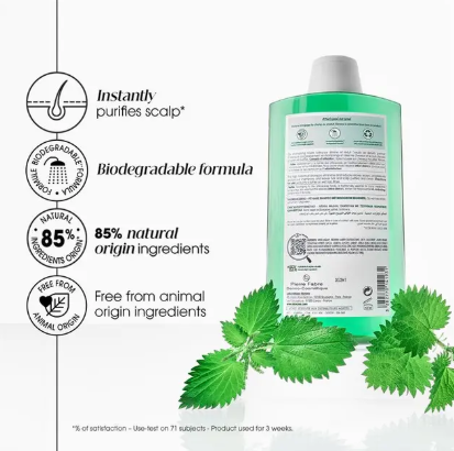 Klorane Shampoo with Organic Nettle 400ml