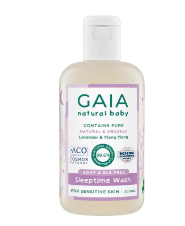 Gaia Natural Baby Sleeptime Bath Wash 250ml