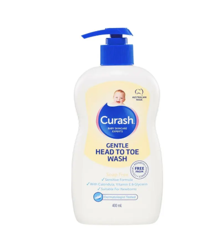 Curash Gentle Head To Toe Wash 400ml