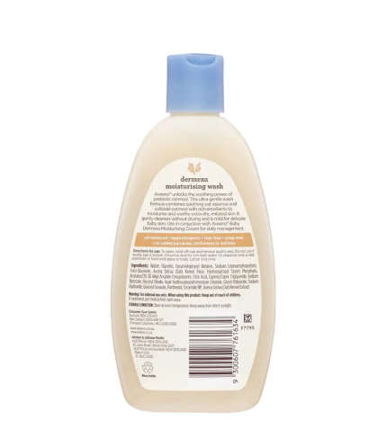 Aveeno Baby Dermexa Fragrance Free Moisturising Body Wash 236mL