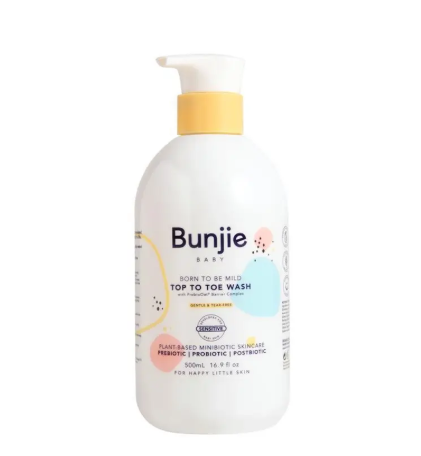 Bunjie Baby Top To Toe Hair And Body Wash 500ml