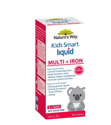 Nature's Way Kids Smart Liquid Multi + Iron 200ml