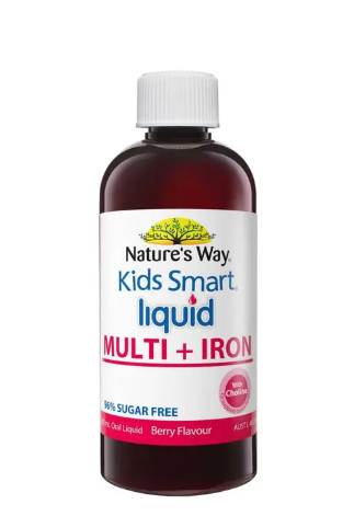 Nature's Way Kids Smart Liquid Multi + Iron 200ml
