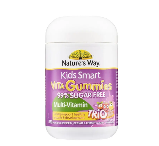 Nature's Way Kids Smart Vita Gummies Sugar Free Multivitamin Trios 150 Pastilles
