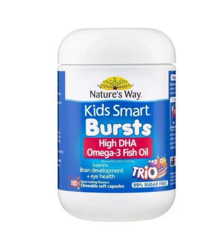 Nature's Way Kids Smart Omega3 Fish Oil Trio 180 Capsules