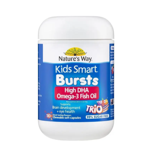 Nature's Way Kids Smart Omega3 Fish Oil Trio 180 Capsules