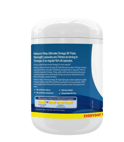 Nature's Way Ultimate Omega 3x Triple Strength 150 Capsules