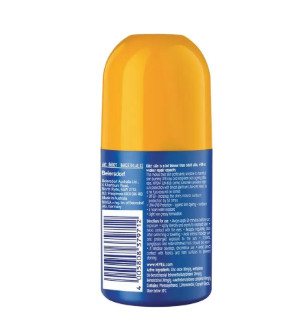 NIVEA Sun Kids Protect & Play SPF50 Sunscreen Roll On 65ml