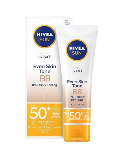 NIVEA Sun UV Face Sunscreen BB Cream SPF50 50ml