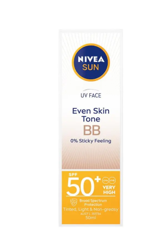 NIVEA Sun UV Face Sunscreen BB Cream SPF50 50ml