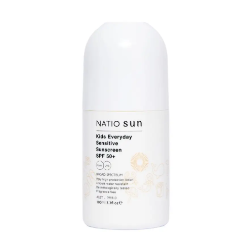 Natio Kids Everyday Sensitive Sunscreen SPF 50+ Roll On 100ml