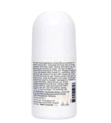 Natio Kids Everyday Sensitive Sunscreen SPF 50+ Roll On 100ml