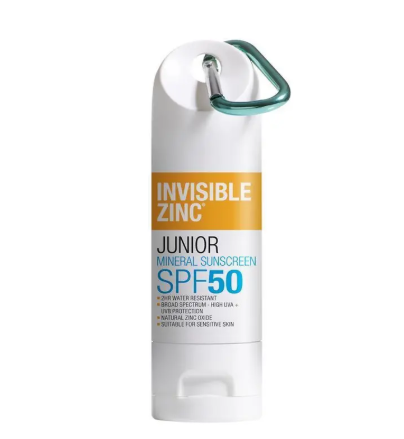 Invisible Zinc SPF 50+ Junior Clip On Sun Screen 60g