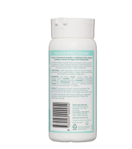 Gaia Natural Baby Powder 100g