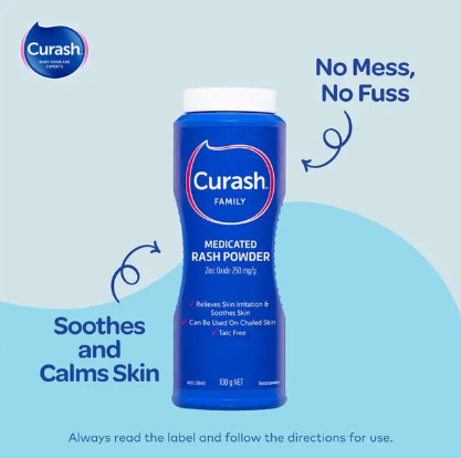 Curash Family Medicated Rash Powder 100g