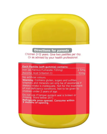 Nature's Way Kids Smart Vita Gummies Iron + Vitamin C 60 Gummies