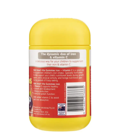 Nature's Way Kids Smart Vita Gummies Iron + Vitamin C 60 Gummies