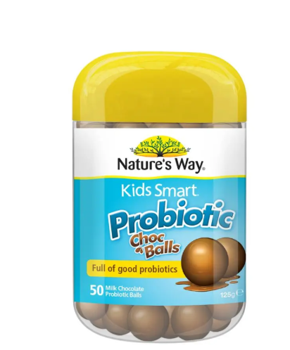 Nature's Way Kids Smart Probiotic 50 Choc Balls
