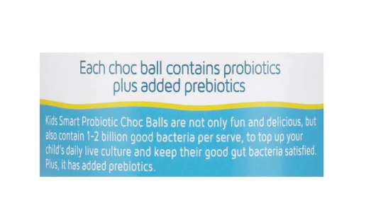 Nature's Way Kids Smart Probiotic 50 Choc Balls