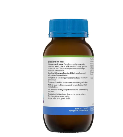 Inner Health Immune Booster Kids Probiotic 120g Powder Fridge Line