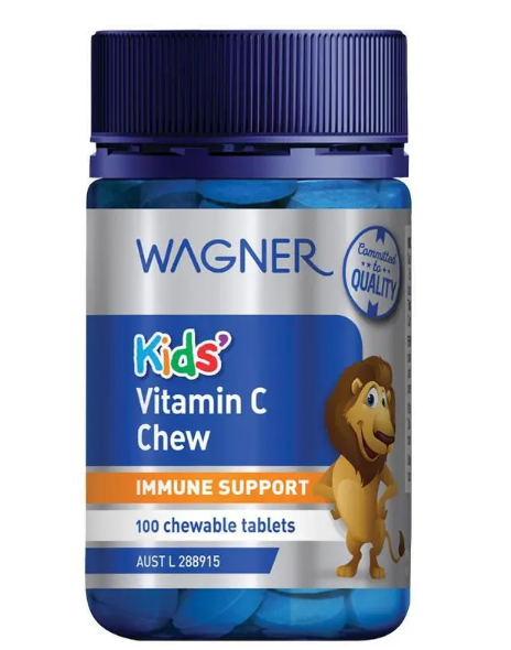 Wagner Kids Vitamin C Chewable 100 Tablets