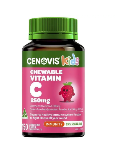 Cenovis Kids Chewable Vitamin C 250mg Strawberry 150 Tablets