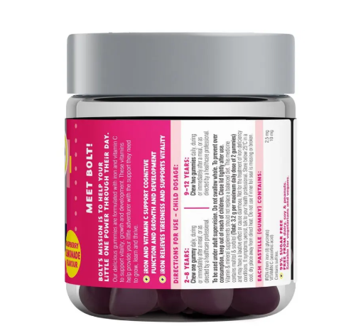 Little Swisse Iron + Vit C Gummies 40 Pack