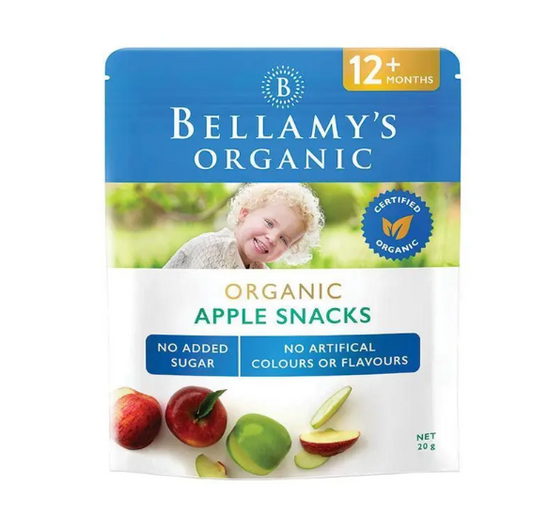 Bellamy's Organic Apple Snacks 20g