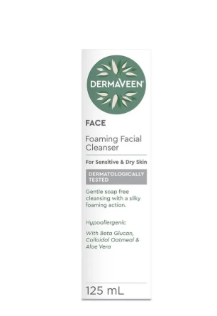 DermaVeen Face Foaming Cleanser 125ml