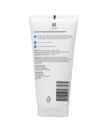 Neutrogena Deep Clean Hydrating Foaming Cleanser 150g