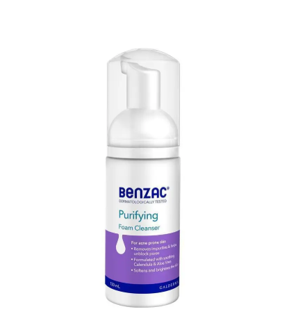 Benzac Purifying Foam Cleanser 130ml
