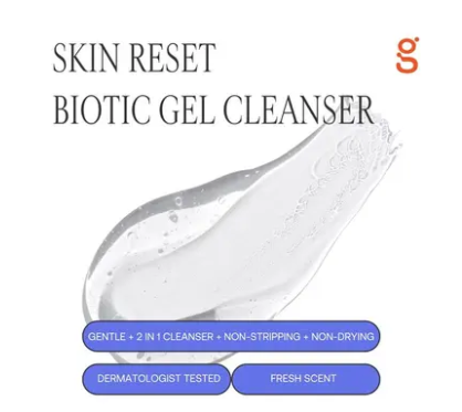 Glow Culture Skin Reset Biotic Gel Cleanser 120ml