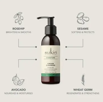 Sukin Signature Cream Cleanser Pump 125ml