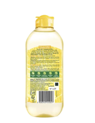 Garnier Micellar Vitamin C Cleansing Water 400ml